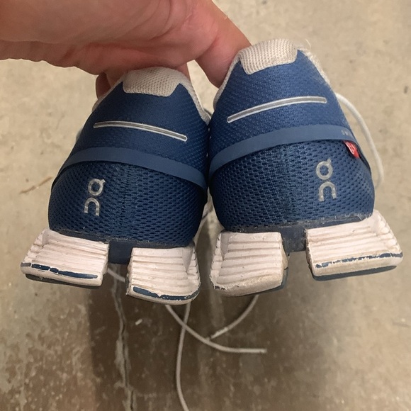 On Running on cloud Athletic Shoes in Blue and White - Picture 5 of 8